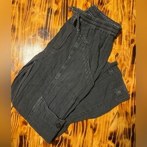 Free People Charcoal Jogger Pants